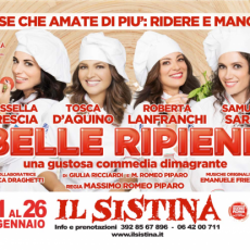 AL SISTINA: “BELLE RIPIENE”, POKER DI BELLE ATTRICI: BRESCIA, D’AQUINO, LANFRANCHI E SARDI 