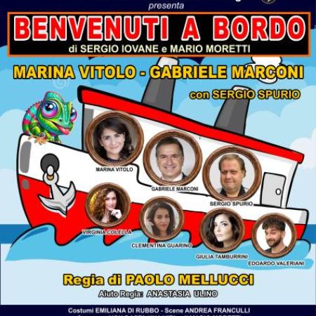 “BENVENUTI A BORDO”, DI SERGIO IOVANE E MARIO MORETTI, AL TEATRO DELLE MUSE  