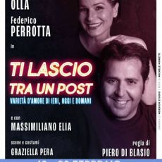 “TI LASCIO TRA UN POST” AL TEATRO DEGLI AUDACI 