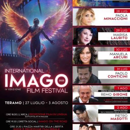 IL CINEMA PRENDE IL VOLO. AL VIA  "INTERNATIONAL IMAGO FILM FESTIVAL"