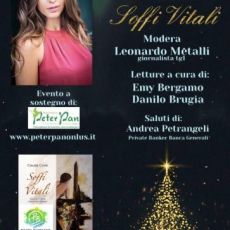 “BOOK CHRISTMAS PARTY”, CLAUDIA CONTE MADRINA DELL’EVENTO NATALIZIO CON LA ONLUS PETER PAN 