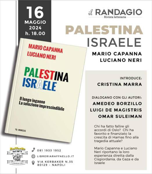 PALESTINA ISRAELE” DI MARIO CAPANNA E LUCIANO NERI